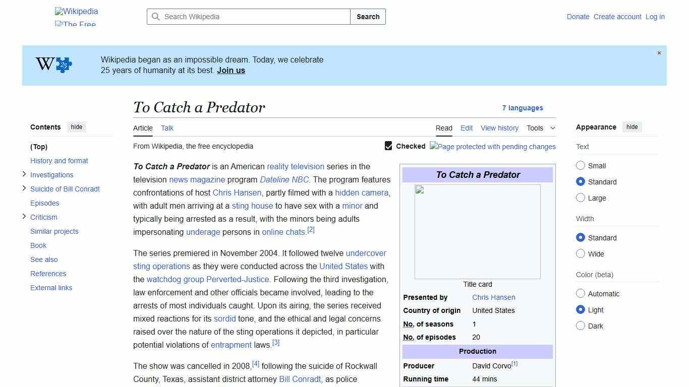 To Catch a Predator - Wikipedia